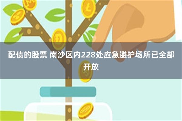 配债的股票 南沙区内228处应急避护场所已全部开放