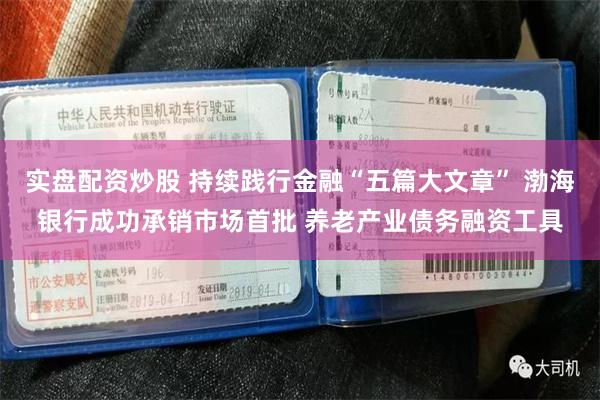 实盘配资炒股 持续践行金融“五篇大文章” 渤海银行成功承销市场首批 养老产业债务融资工具