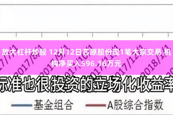 放大杠杆炒股 12月12日芯原股份现1笔大宗交易 机构净买入596.16万元