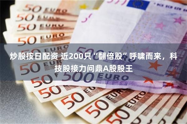 炒股按日配资 近200只“翻倍股”呼啸而来，科技股接力问鼎A股股王