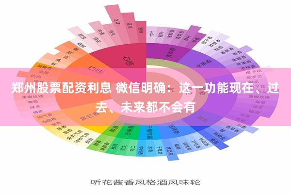 郑州股票配资利息 微信明确：这一功能现在、过去、未来都不会有